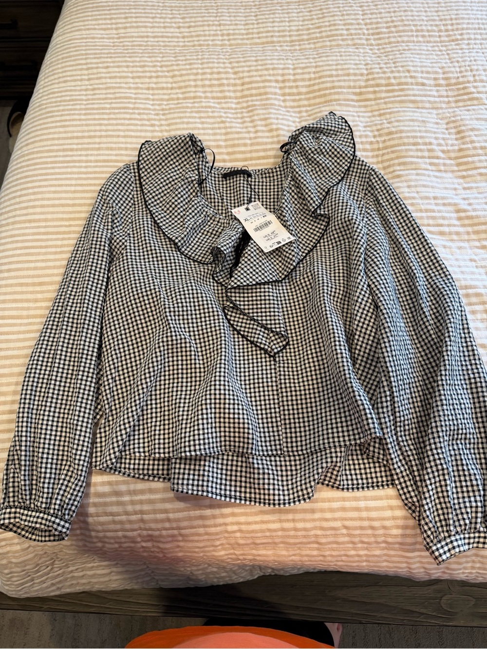 Zara Ruffle Blouse - NWT